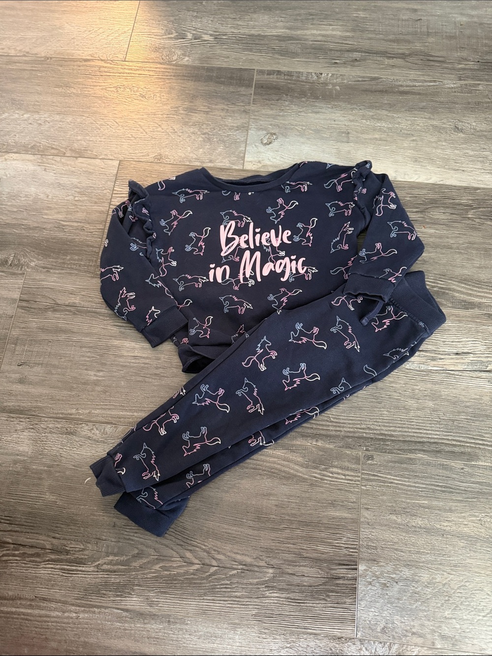 Dunnes Stores Kids Navy 'Believe in Magic' Unicorn Set